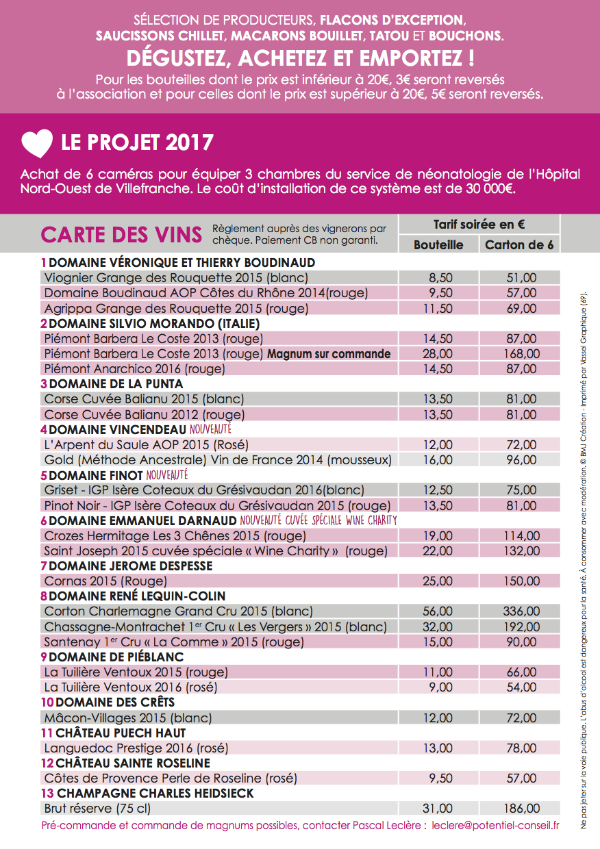 Flyer WCE Lyon 2017 Verso